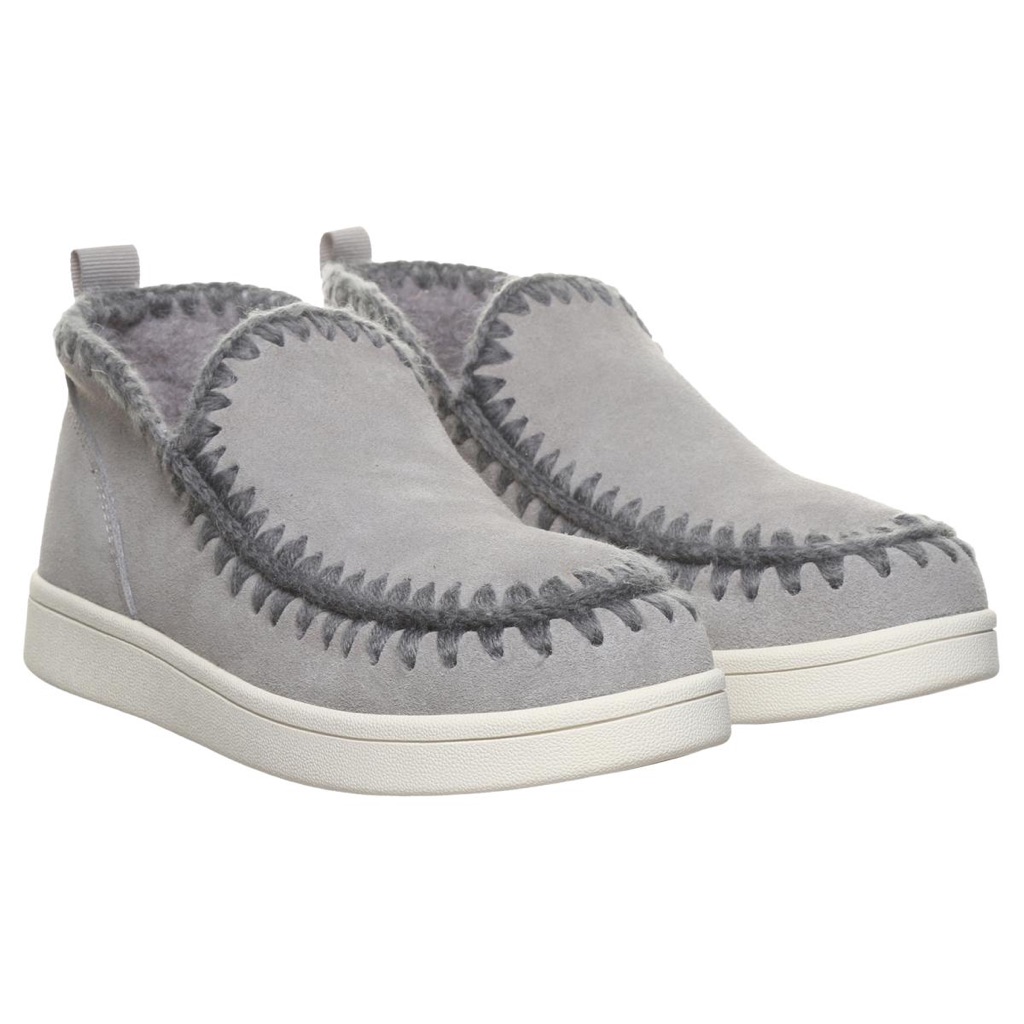 Bearpaw Chrishell Suede Crochet Bootie WRain Repellent